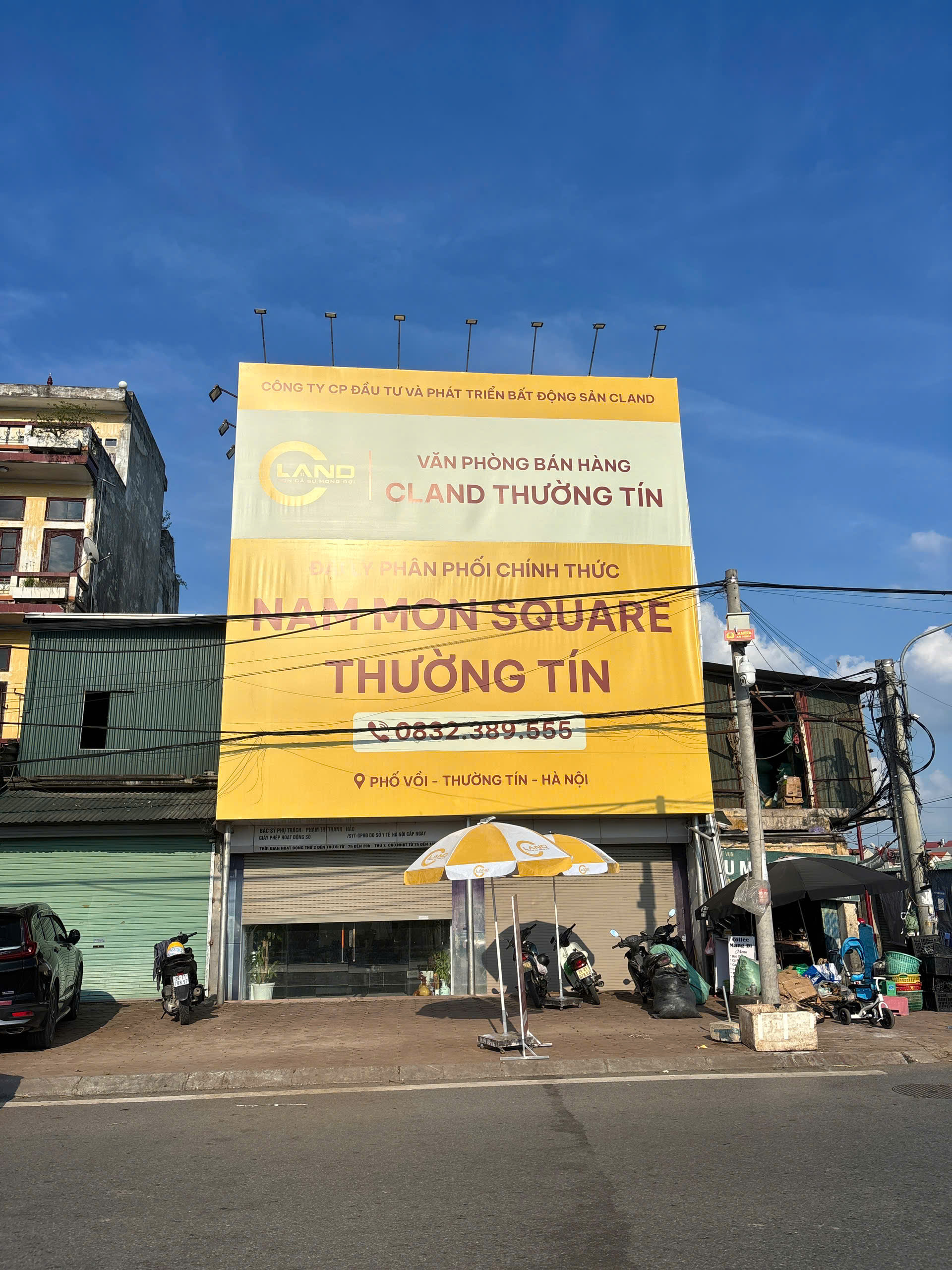 Không gian trưng bày và tư vấn khách hàng tại Văn phòng bán hàng Cland – NamMon Square