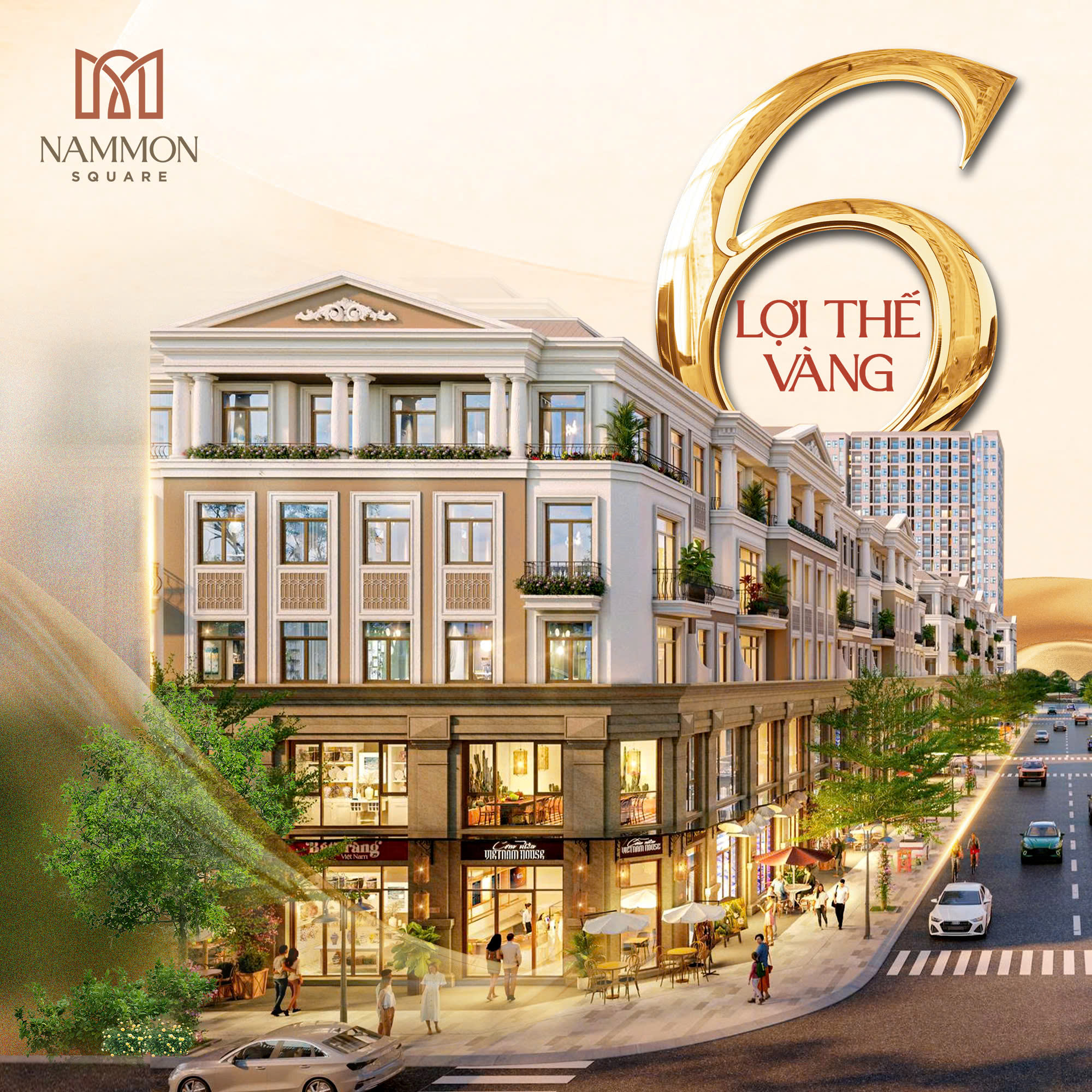 Vị trí NamMon Square – kết nối QL1A, Pháp Vân–Cầu Giẽ, Vành đai 4